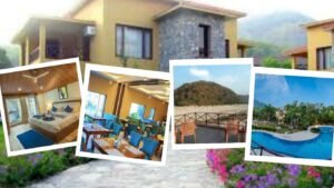 Luxury Resort near river in Jim Corbett