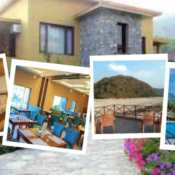 Luxury Resort near river in Jim Corbett