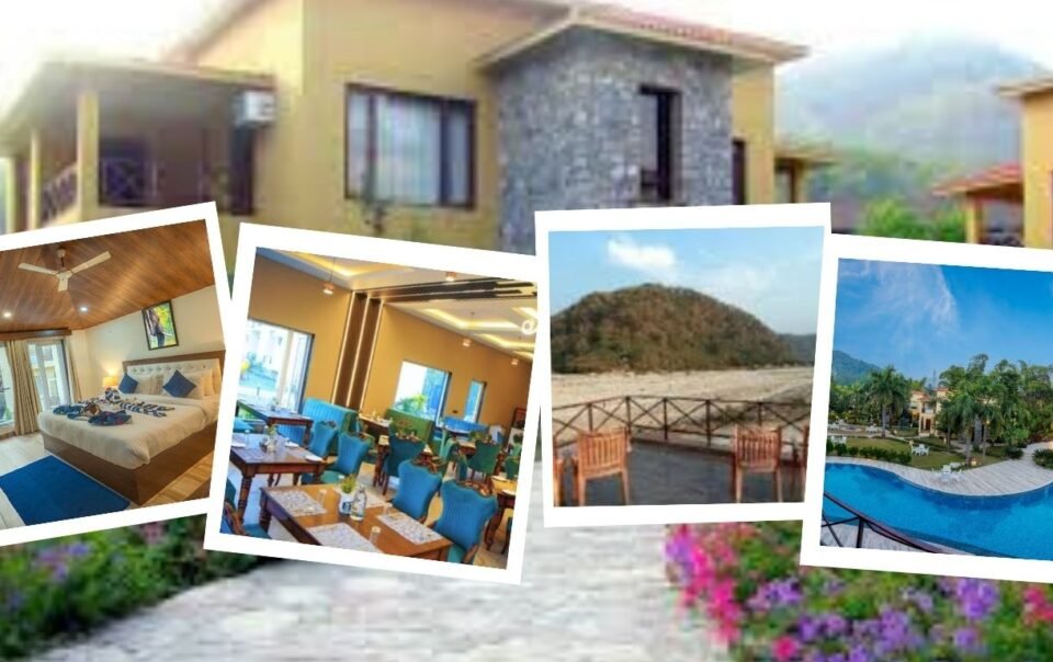 Luxury Resort near river in Jim Corbett
